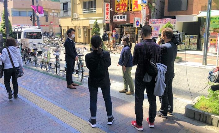 テレビ朝日「東京サイト」にて、八王子市の放置自転車対策が特集