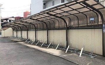 豊島区某マンション駐輪場に、平置ラック：BC-450を導入。