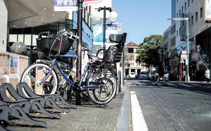 BPARK七間町名店街駐輪場に、駐輪機：Bロックを導入。