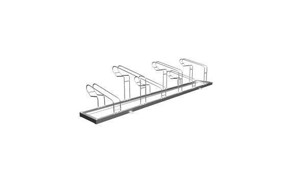 平面式駐輪場の平置きラック
