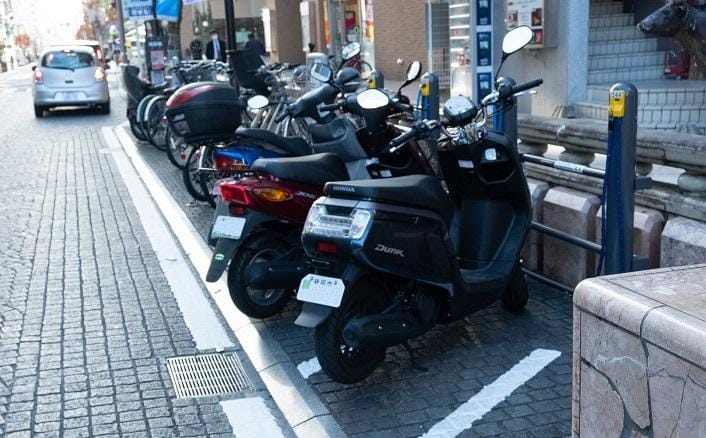 BPARK七間町名店街駐輪場に、バイク駐輪機：GBロックを導入。