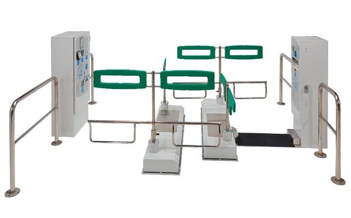 ゲート式駐輪場：サイクルンの写真。