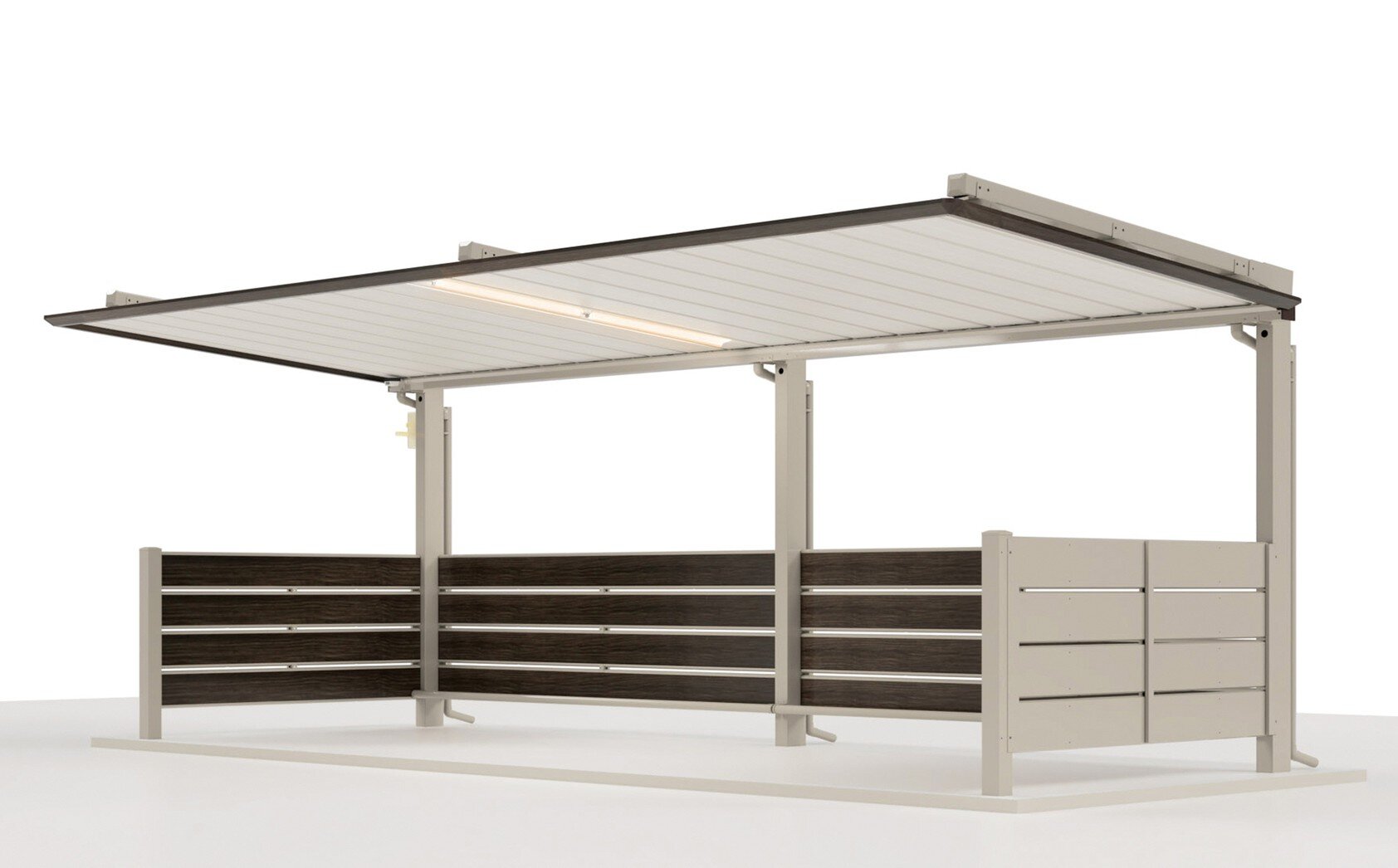 背面版、側面版のオプションをつけたBY-Roof N。