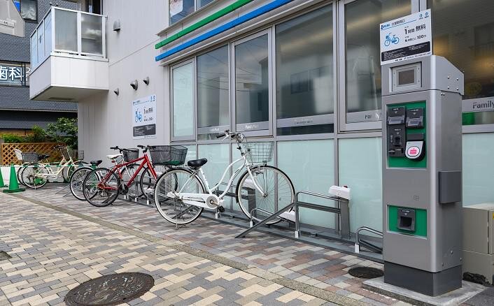 BPARK辻堂駅西口駐輪場に、駐輪機：SCR-R200を導入。